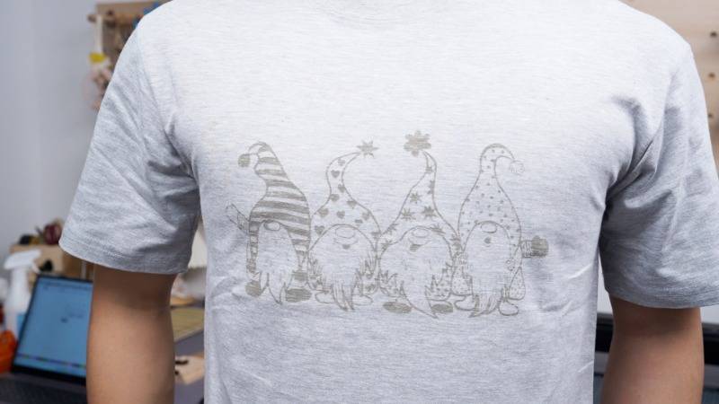 Laser print t shirt deals